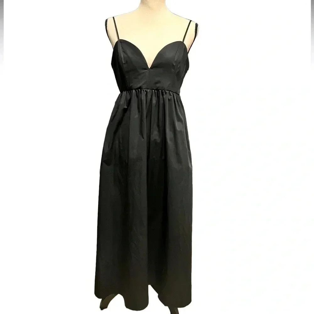 Zara Black Midi Dress